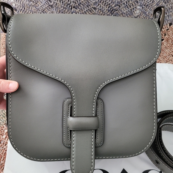 💕SOLD💕 Coach 1941 courier crossbody Heather grey - Picture 5 of 12